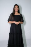 Onyx Veil Frock
