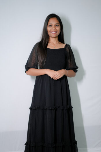 Onyx Veil Frock