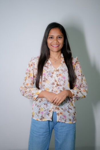 Off-White Chiffon Floral Print Sheer Shirt