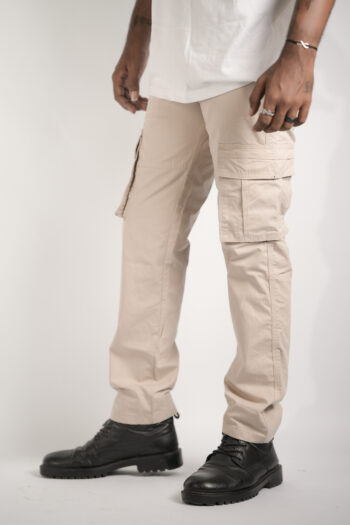 Cream Cargo Pant